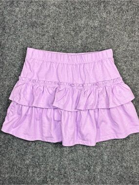 Garanimals Toddler Girl Skort Purple Lavender Ruffle Tiered Size 4T Summer